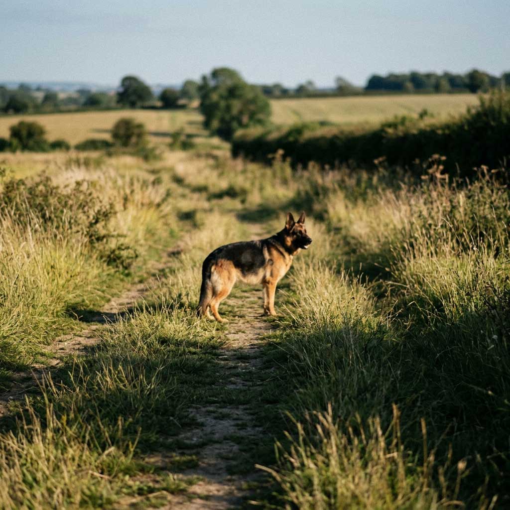 Bad example: photo taken too far away to see lump details on dog