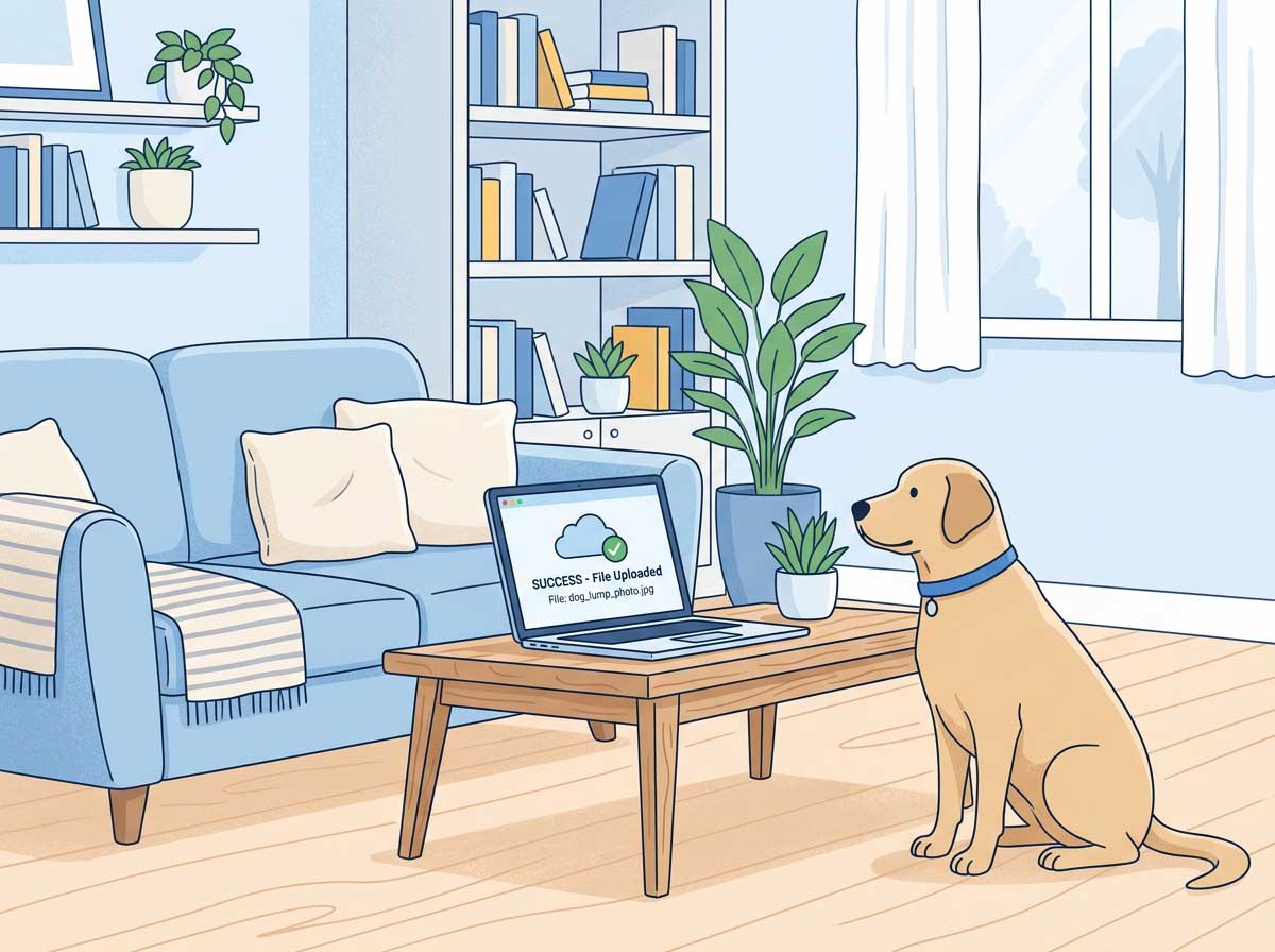 Upload a photo of a lump on your dog to PawCheck for AI analysis