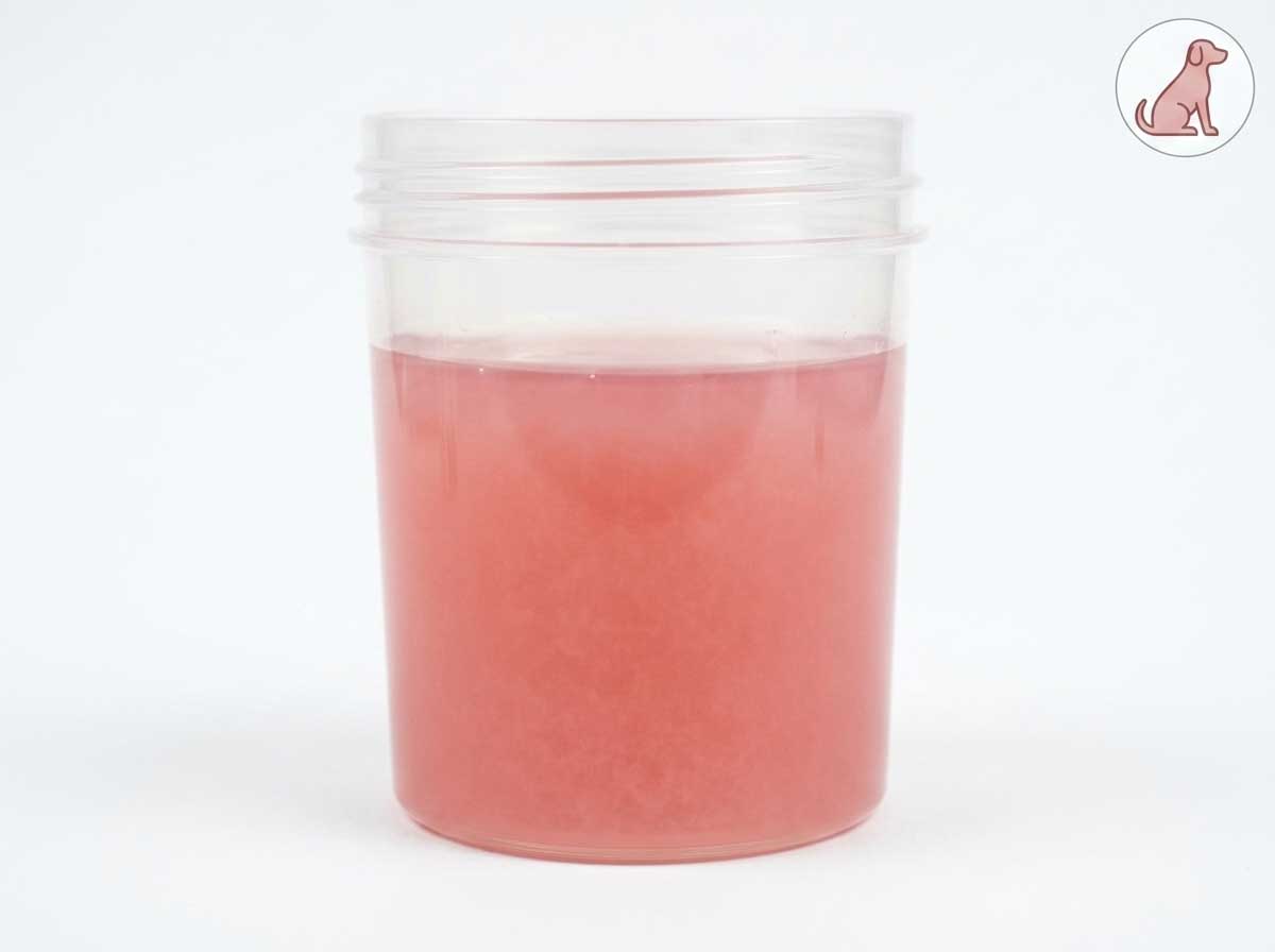 Female dog urine with blood and notes on UTI versus pyometra vs heat cycle