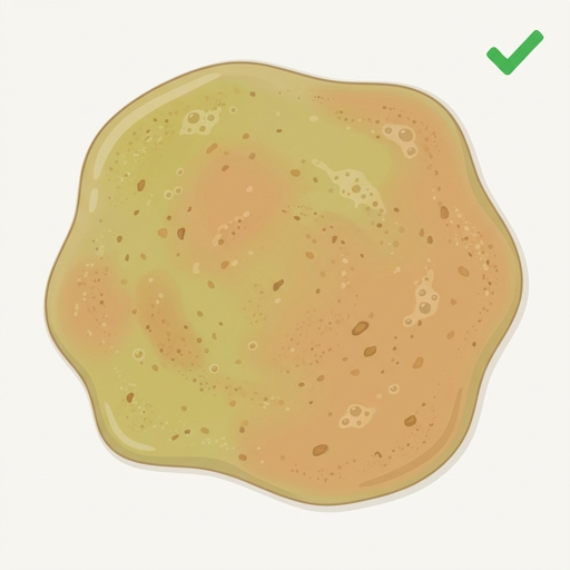 Good example: close-up photo showing vomit contents and consistency