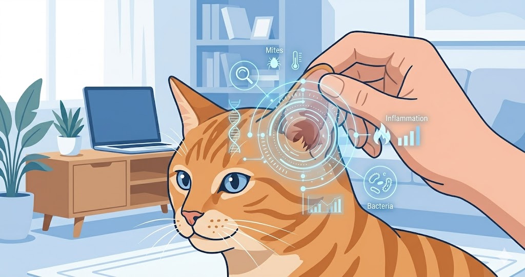 AI Cat Ear Mites & Infection Checker