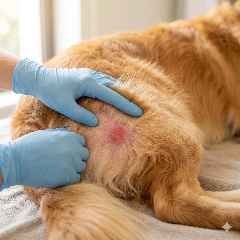Good example: clear close-up skin lesion photo